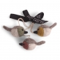 Preview: Mini Round Colorful Birds - set of 3