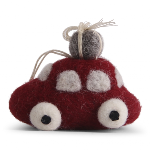 Small Red Car w/ Presents
